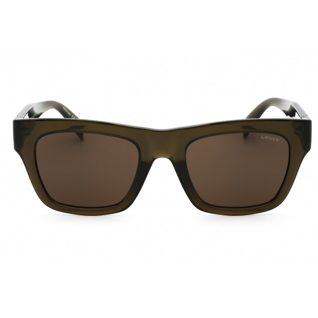 Levi's LV 1026/S Men Rectangular Sunglasses Green / Brown