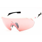 Adidas SP0093 Unisex Shield Sunglasses White / Bordeaux Mirror