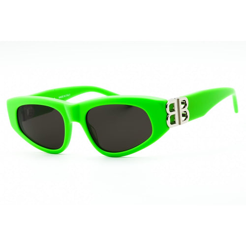 Balenciaga BB0095S Green/Grey Sunglasses