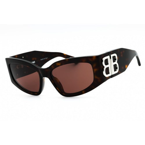 Balenciaga BB0321S Dark Havana/Brown Sunglasses