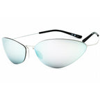 Balenciaga BB0350S Silver/Silver Mirror Sunglasses