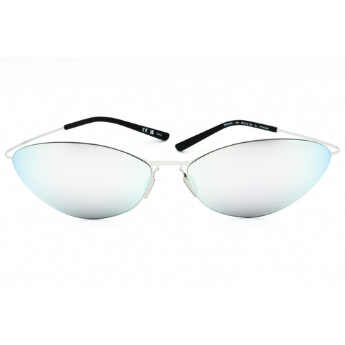 Balenciaga BB0350S Silver/Silver Mirror Sunglasses