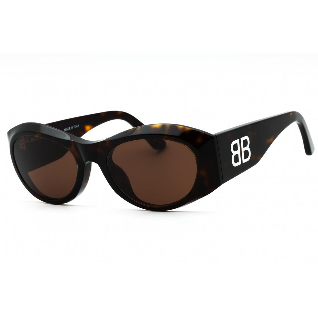 Balenciaga BB0396SK Dark Havana/Brown Sunglasses