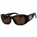 Balenciaga BB0397SA Dark Havana/Brown Sunglasses