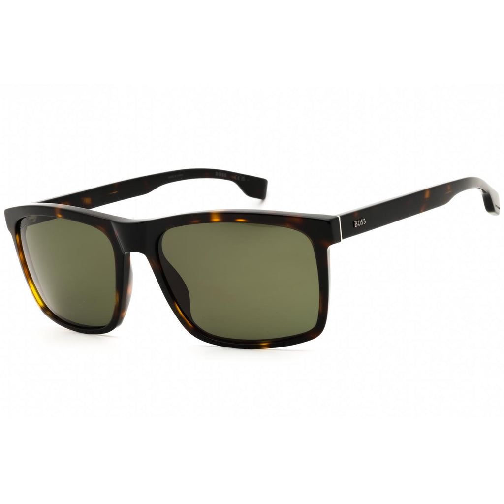 Hugo Boss 1036/S Havana Green Lens Sunglasses for Men