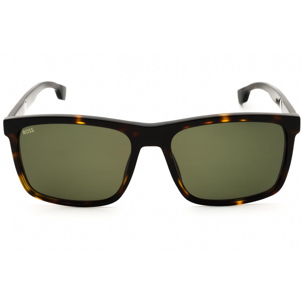 Hugo Boss 1036/S Havana Green Lens Sunglasses for Men