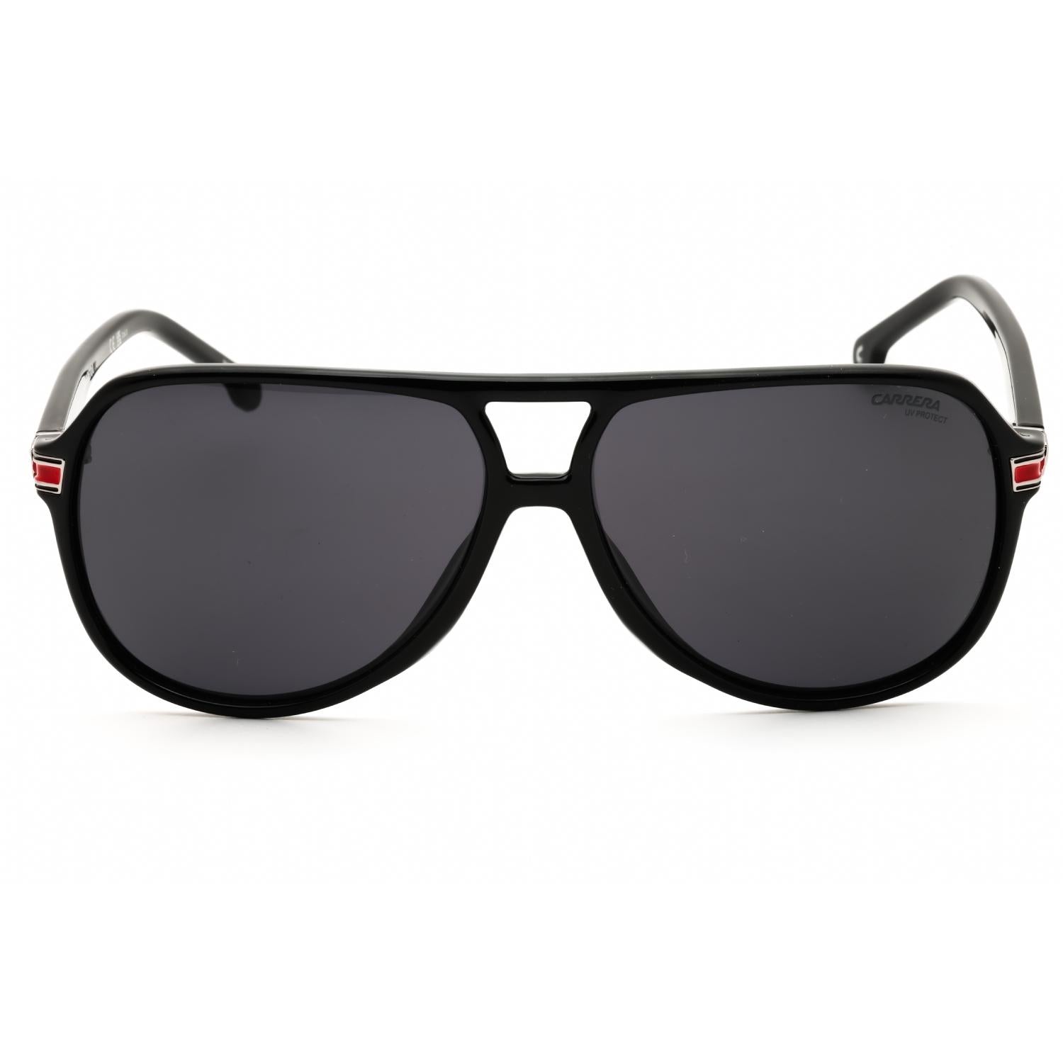 Carrera CA 1045/S/US Men Aviator Sunglasses Black / Grey
