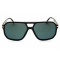 Carrera CA 302/S/US Men Rectangular Sunglasses Black Gold Grey Polarized
