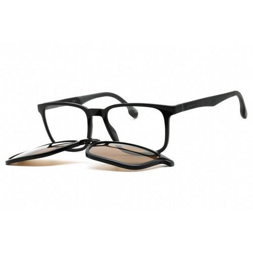 Carrera CA 8045/CS Men Rectangular Sunglasses Black Bronze Polarized