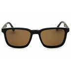 Carrera CA 8045/CS Men Rectangular Sunglasses Black Bronze Polarized