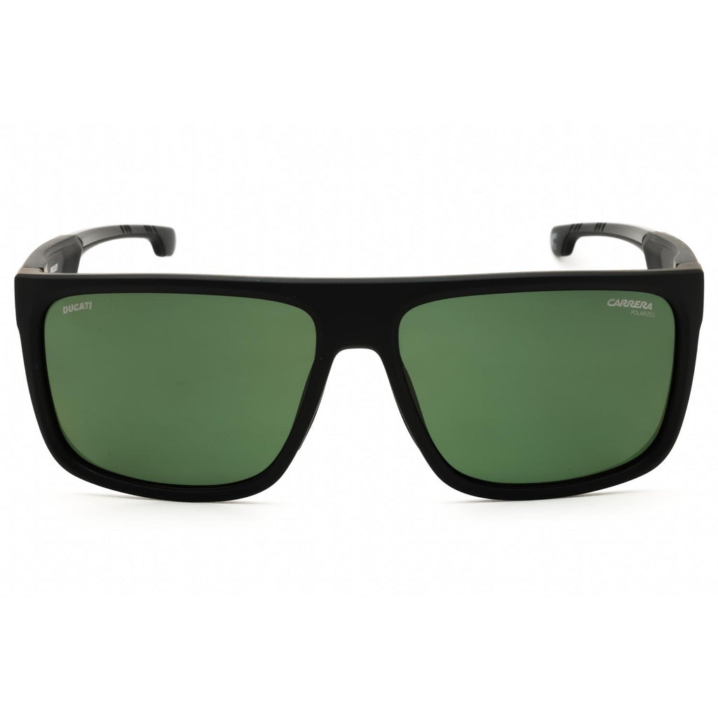 Carrera CARDUC 011/S Men Rectangular Sunglasses Black / Green