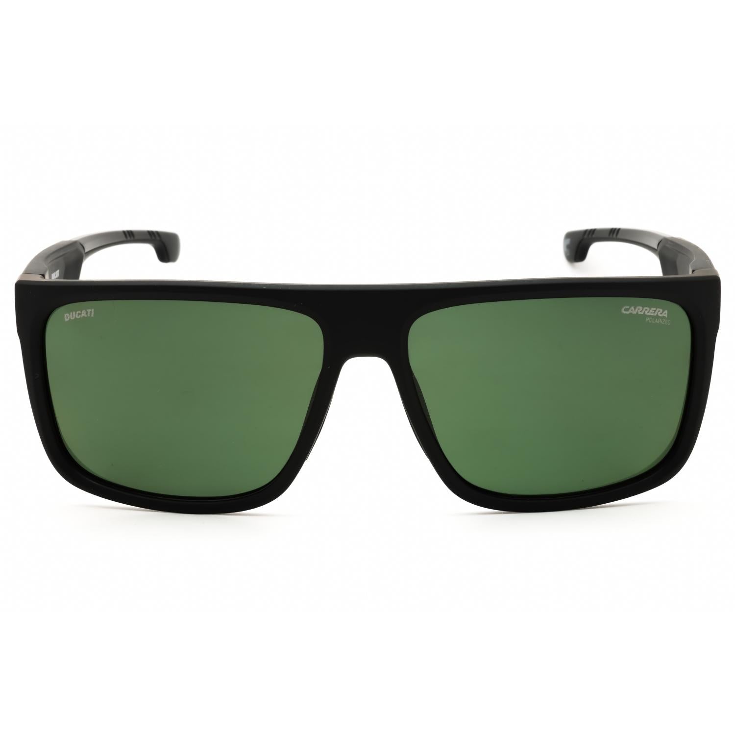 Carrera CARDUC 011/S Men Rectangular Sunglasses Black / Green