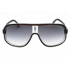 Carrera 1058/S Black Red / Dark Grey Shaded Sunglasses