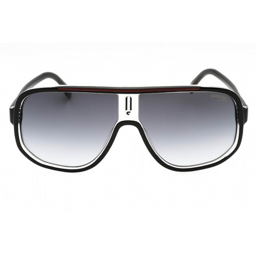 Carrera 1058/S Black Red / Dark Grey Shaded Sunglasses