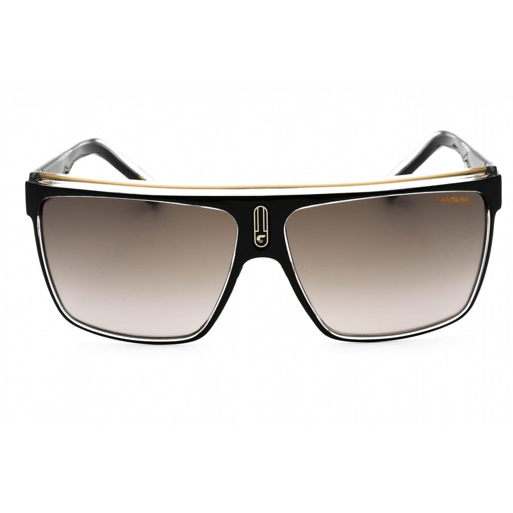 Carrera 22/N Black Gold / Brown Shaded Full Rim Sunglasses