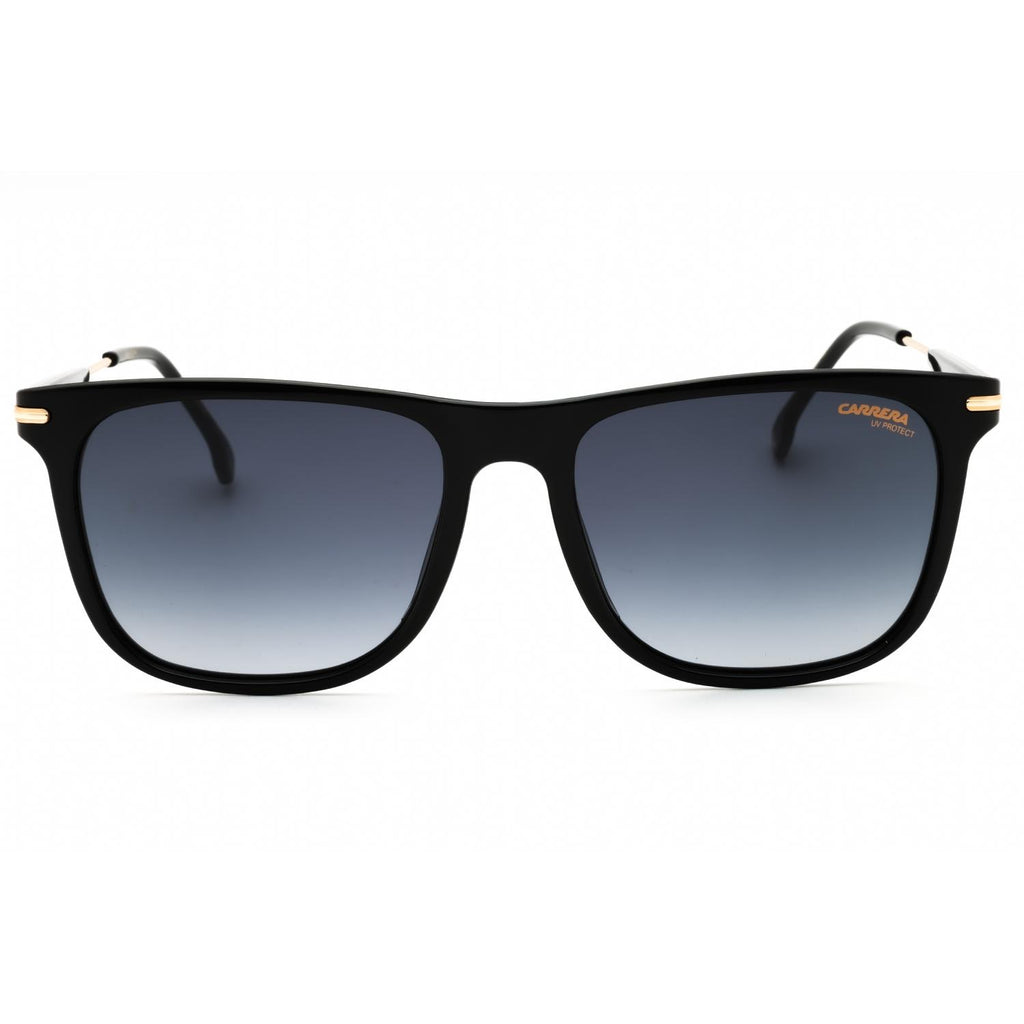 CARRERA 276/S Men Rectangular Sunglasses Black Gold Dark Grey