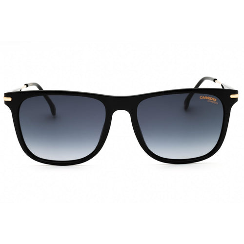 CARRERA 276/S Men Rectangular Sunglasses Black Gold Dark Grey