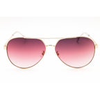 CARRERA 3005/S Women Aviator Sunglasses Gold Burgundy Pink