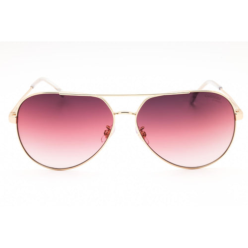 CARRERA 3005/S Women Aviator Sunglasses Gold Burgundy Pink