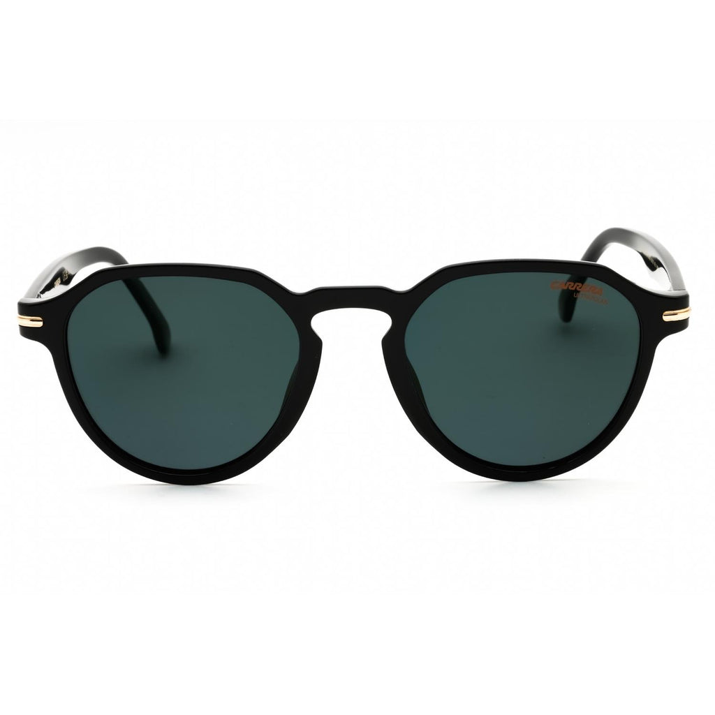 CARRERA 314/S Unisex Round Sunglasses Black Grey Polarized