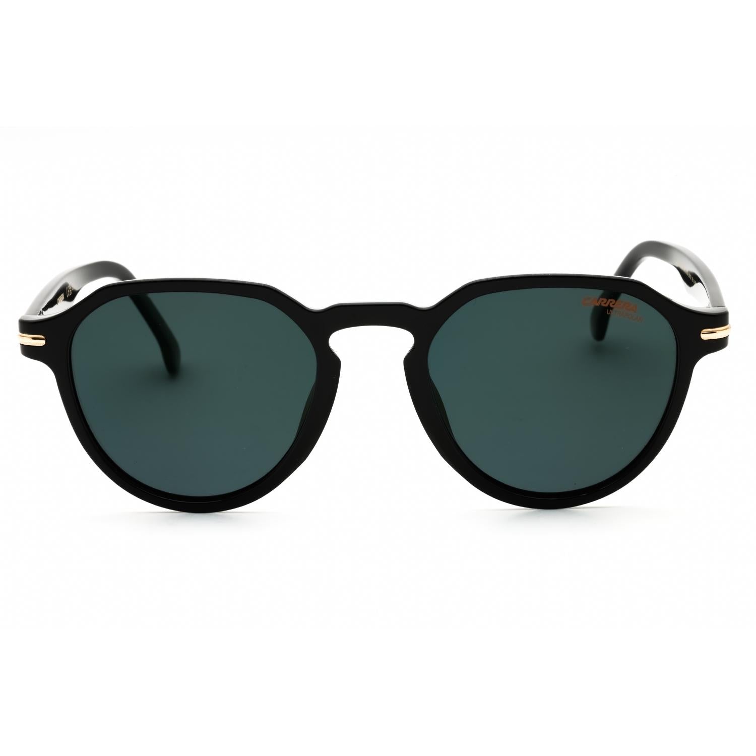 CARRERA 314/S Unisex Round Sunglasses Black Grey Polarized
