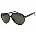Carrera 315/S Men Oval Sunglasses Matte Black / Grey PZ