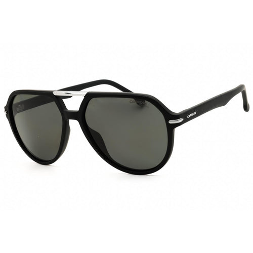 Carrera 315/S Men Oval Sunglasses Matte Black / Grey PZ