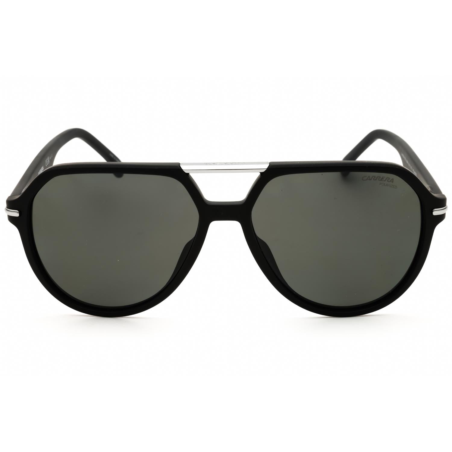 Carrera 315/S Men Oval Sunglasses Matte Black / Grey PZ