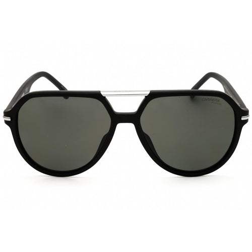 Carrera 315/S Men Oval Sunglasses Matte Black / Grey PZ