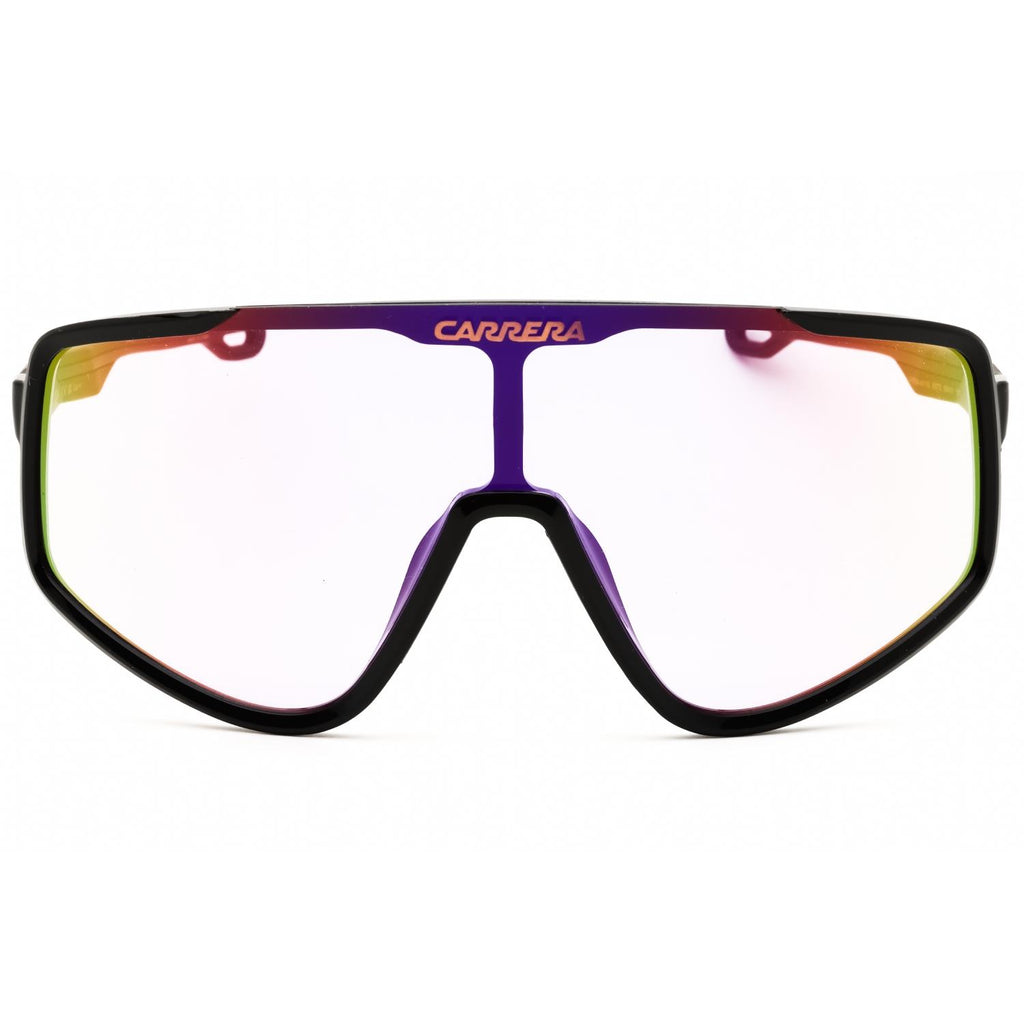 Carrera 4017/S Men Shield Sunglasses Black / Multilayer Violet