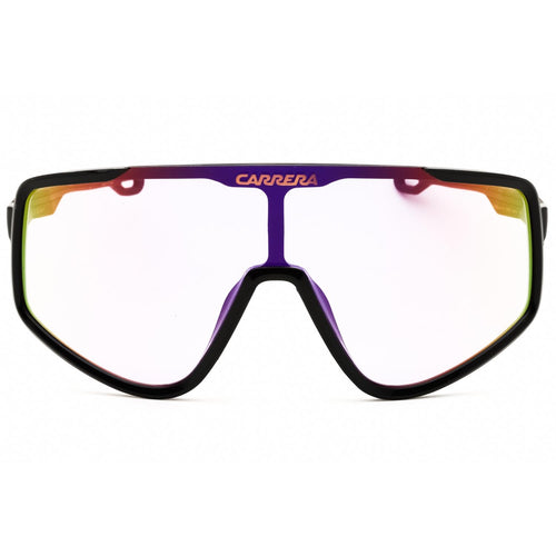 Carrera 4017/S Men Shield Sunglasses Black / Multilayer Violet