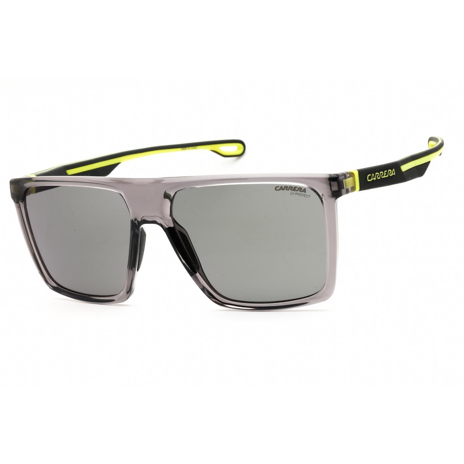 Carrera 4019/S Men Rectangular Sunglasses Dark Grey / Green ML