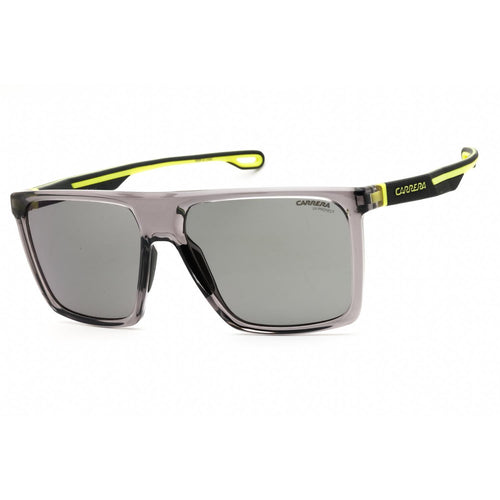 Carrera 4019/S Men Rectangular Sunglasses Dark Grey / Green ML