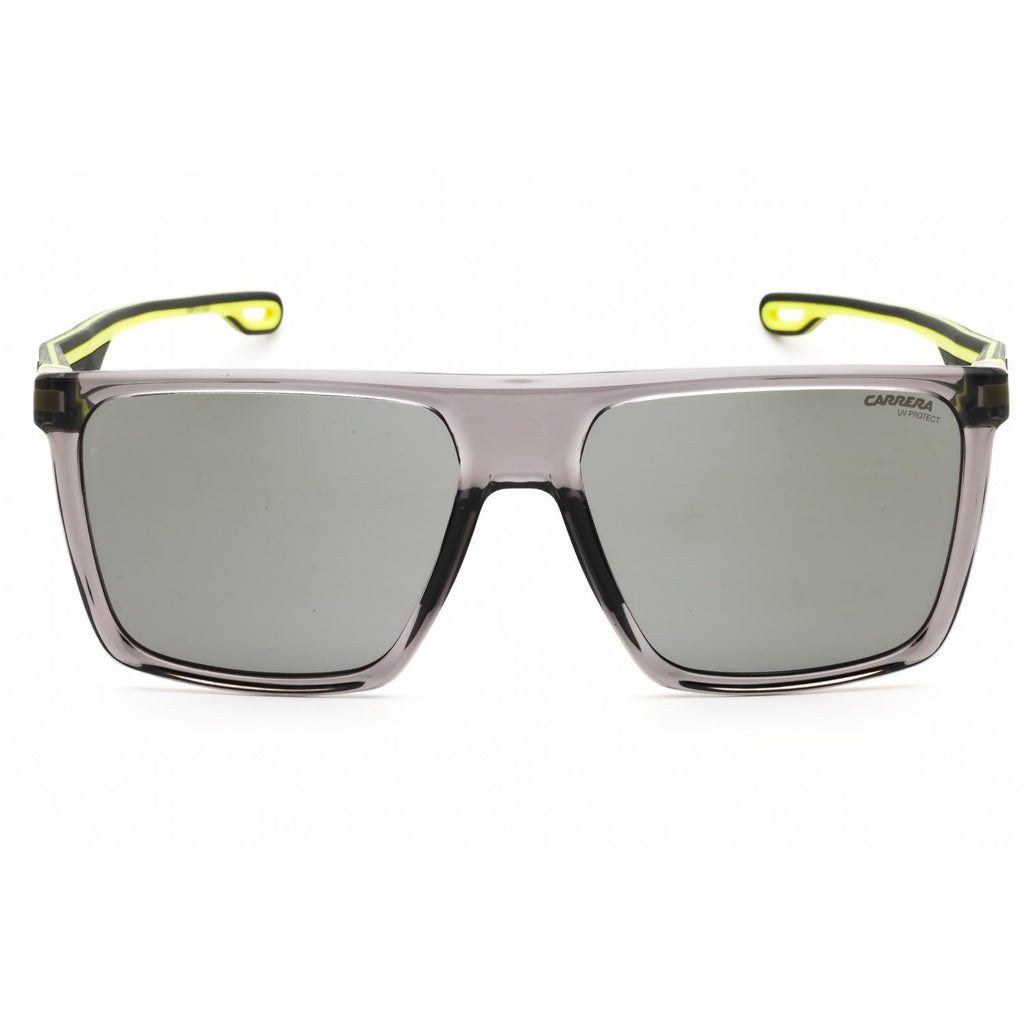 Carrera 4019/S Men Rectangular Sunglasses Dark Grey / Green ML