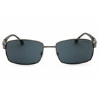 Carrera 8037/S Men Rectangular Sunglasses MTDK Ruthenium / Grey