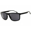 Carrera 8047/S Men Rectangular Sunglasses Black / Grey