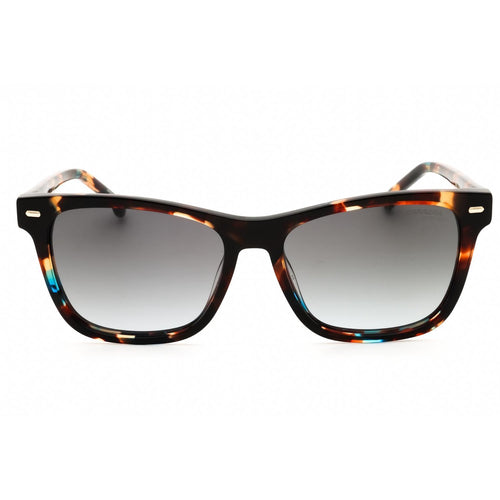Carrera 3001/S Men Rectangular Sunglasses Blue Havana / Dark Grey Gradient