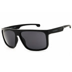 Carrera CARDUC 011/S Men Rectangular Sunglasses Black / Dark Grey