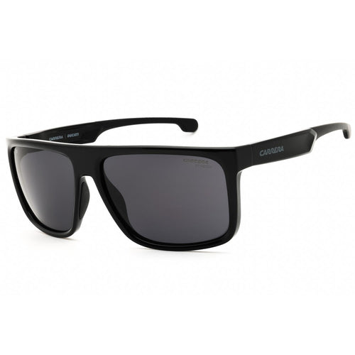 Carrera CARDUC 011/S Men Rectangular Sunglasses Black / Dark Grey