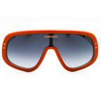 Carrera Flaglab 17 Men Shield Sunglasses Orange Gold / Dark Grey SF