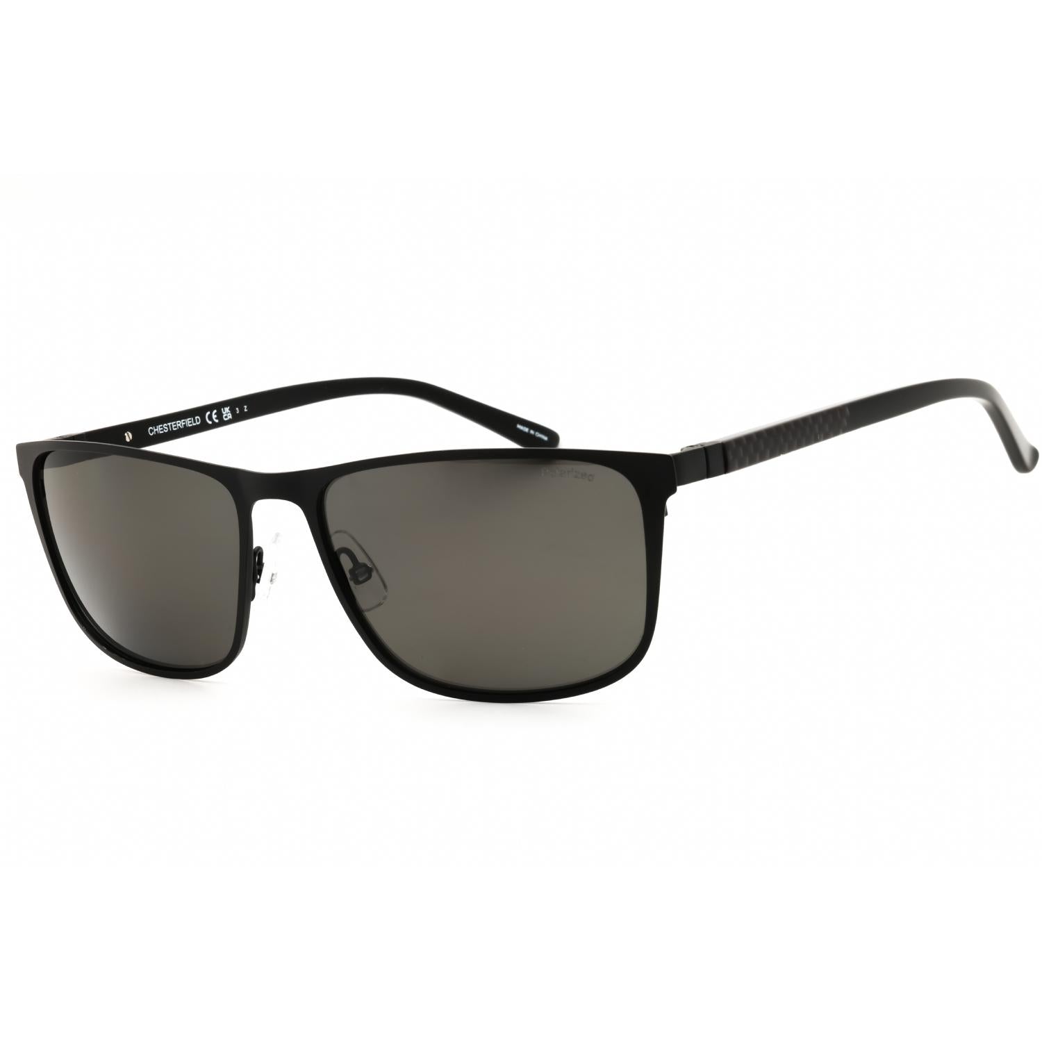 Chesterfield CH 12/S Matte Black Grey Polarized Sunglasses