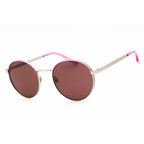 Converse CV107S Foxing II Women Round Sunglasses Satin Silver / Grape Fizz