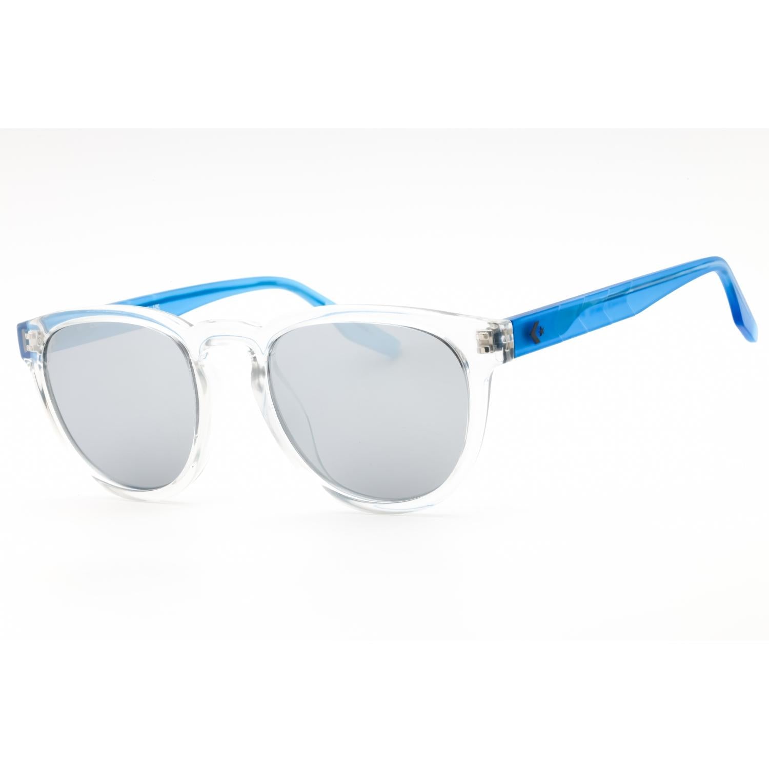 Converse CV541S Advance Men Round Sunglasses Crystal Clear / Grey