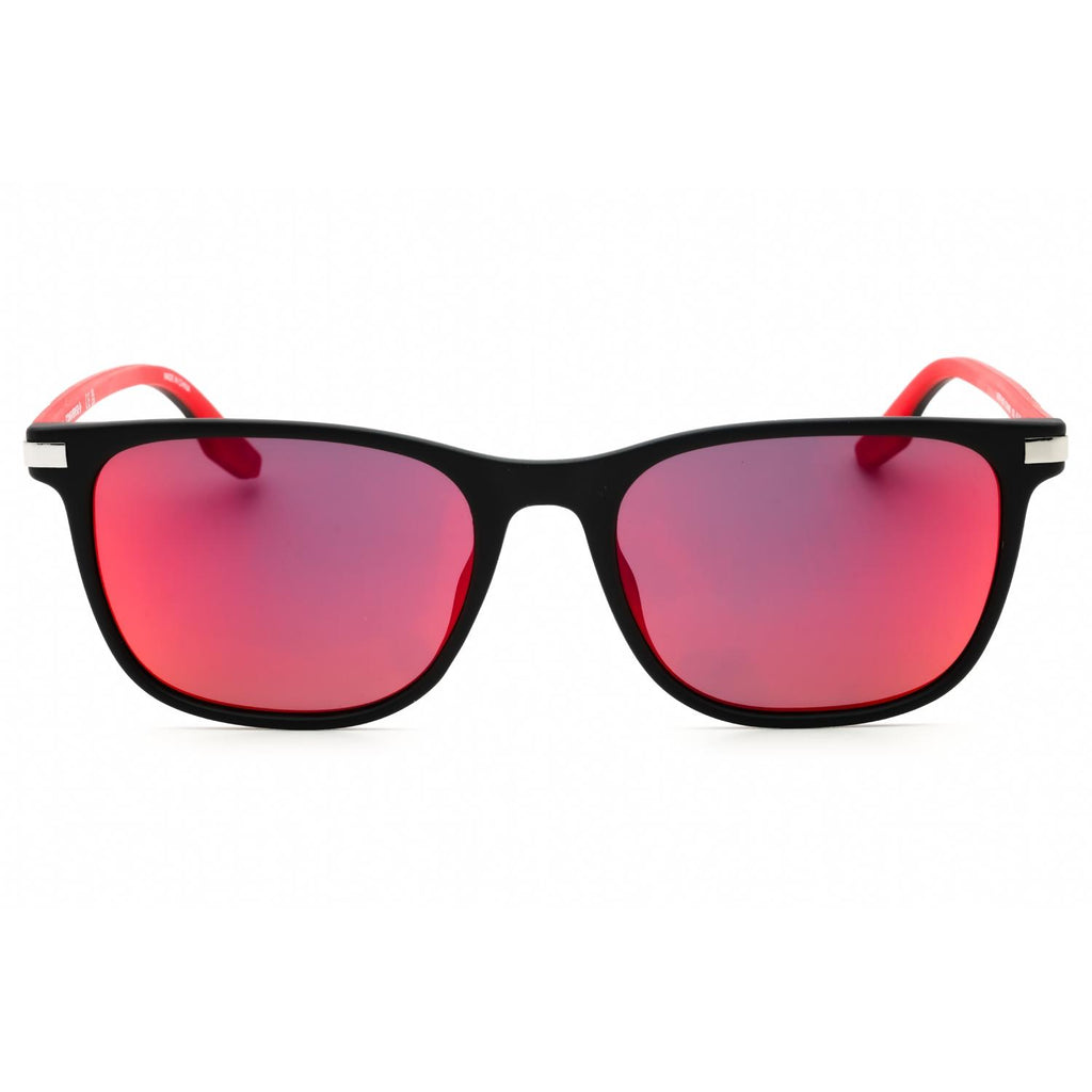 Converse CV544S North End Men Rectangular Sunglasses Matte Black / Orange Mirror