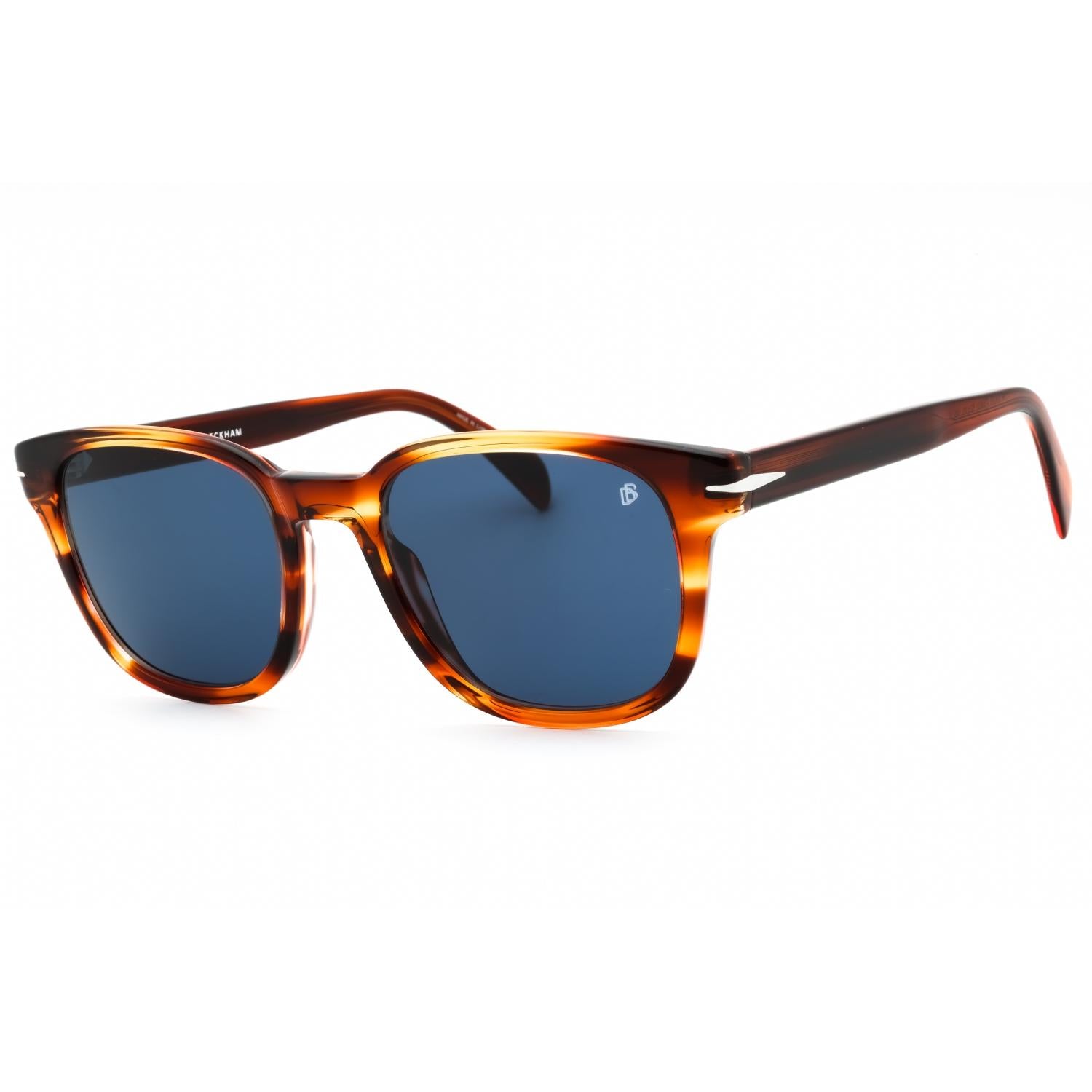 David Beckham DB 1062/S Brown Horn Blue Sunglasses