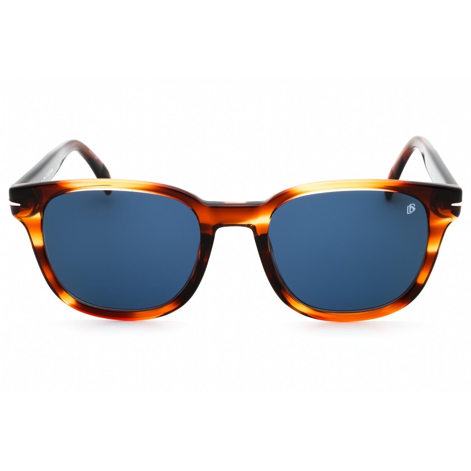 David Beckham DB 1062/S Brown Horn Blue Sunglasses