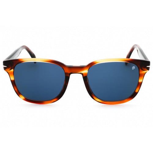 David Beckham DB 1062/S Brown Horn Blue Sunglasses