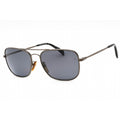 David Beckham DB 1093/S Men Rectangular Sunglasses Dark Ruthenium / Grey PZ