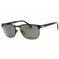 David Beckham DB 1131/S Men Oval Sunglasses Matte Black Silver