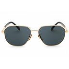 David Beckham DB 1132/F/S Men Oval Sunglasses Gold Black / Grey